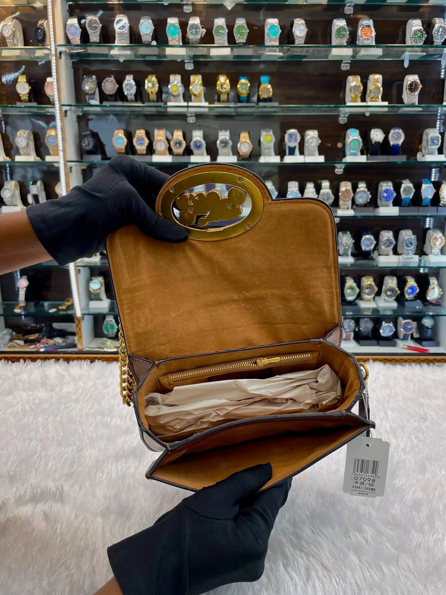 Coach hero horse crossbody in master piece