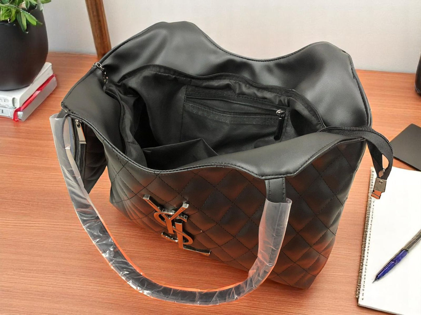 Yves Saint Laurent (YSL) Large Quilted Tote Bag — Premium Edition