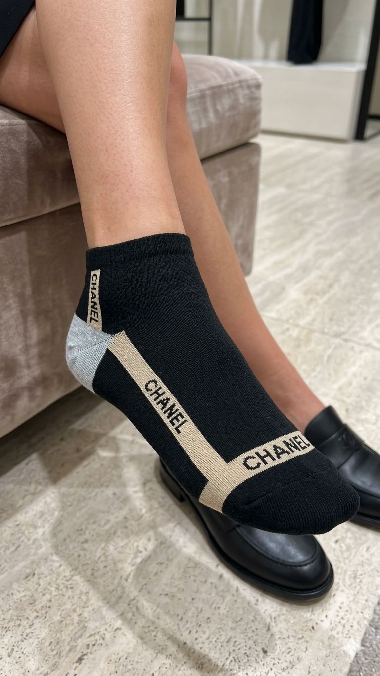 Chanel Brand Socks – Soft Luxury Designer Comfort (Set of 5)