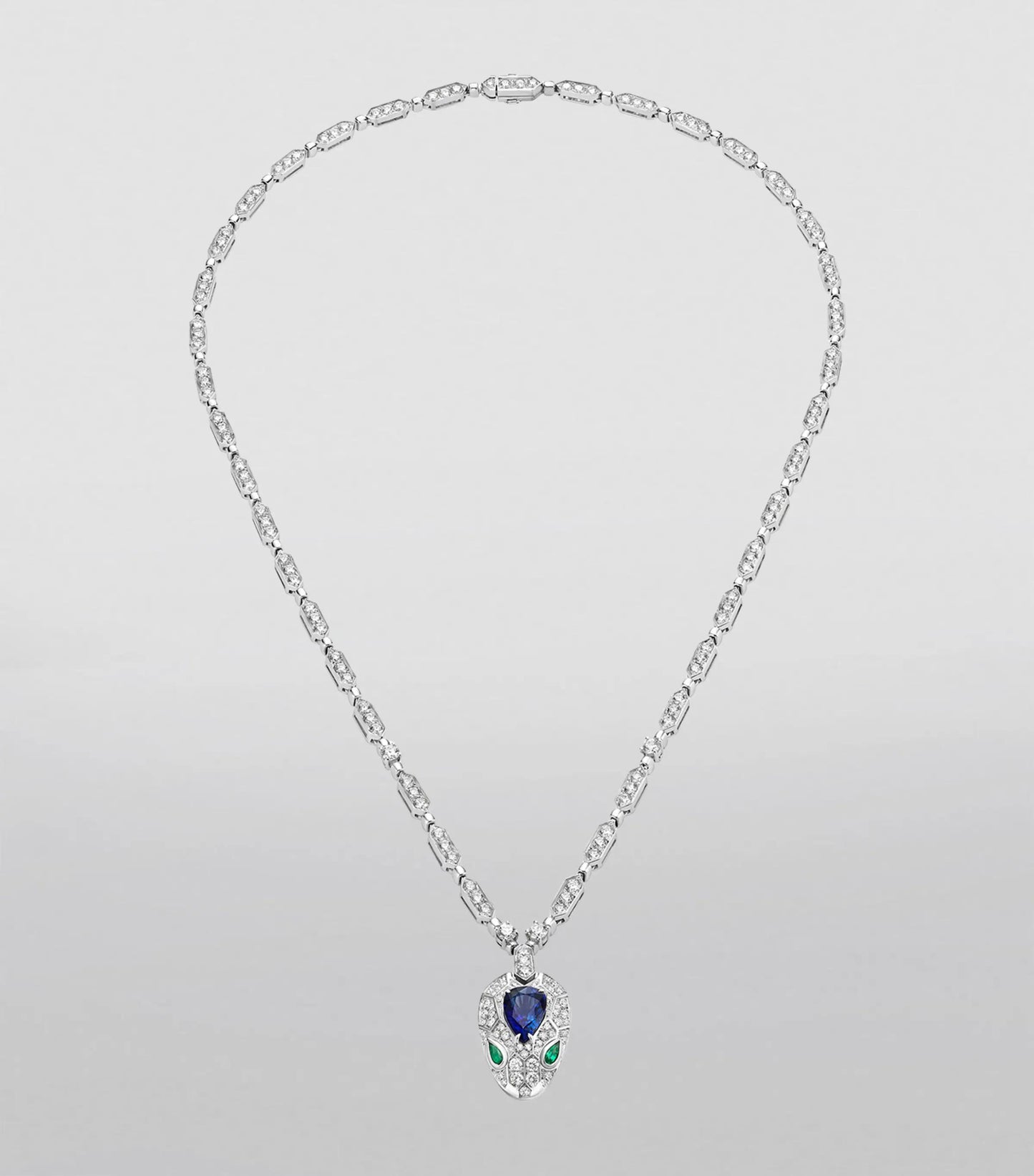 Bvlgari Serpenti Viper Diamond Necklace & Earrings Set