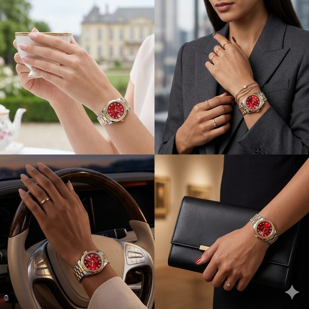 Rolex Oyster Perpetual Just Date Watch For Her
