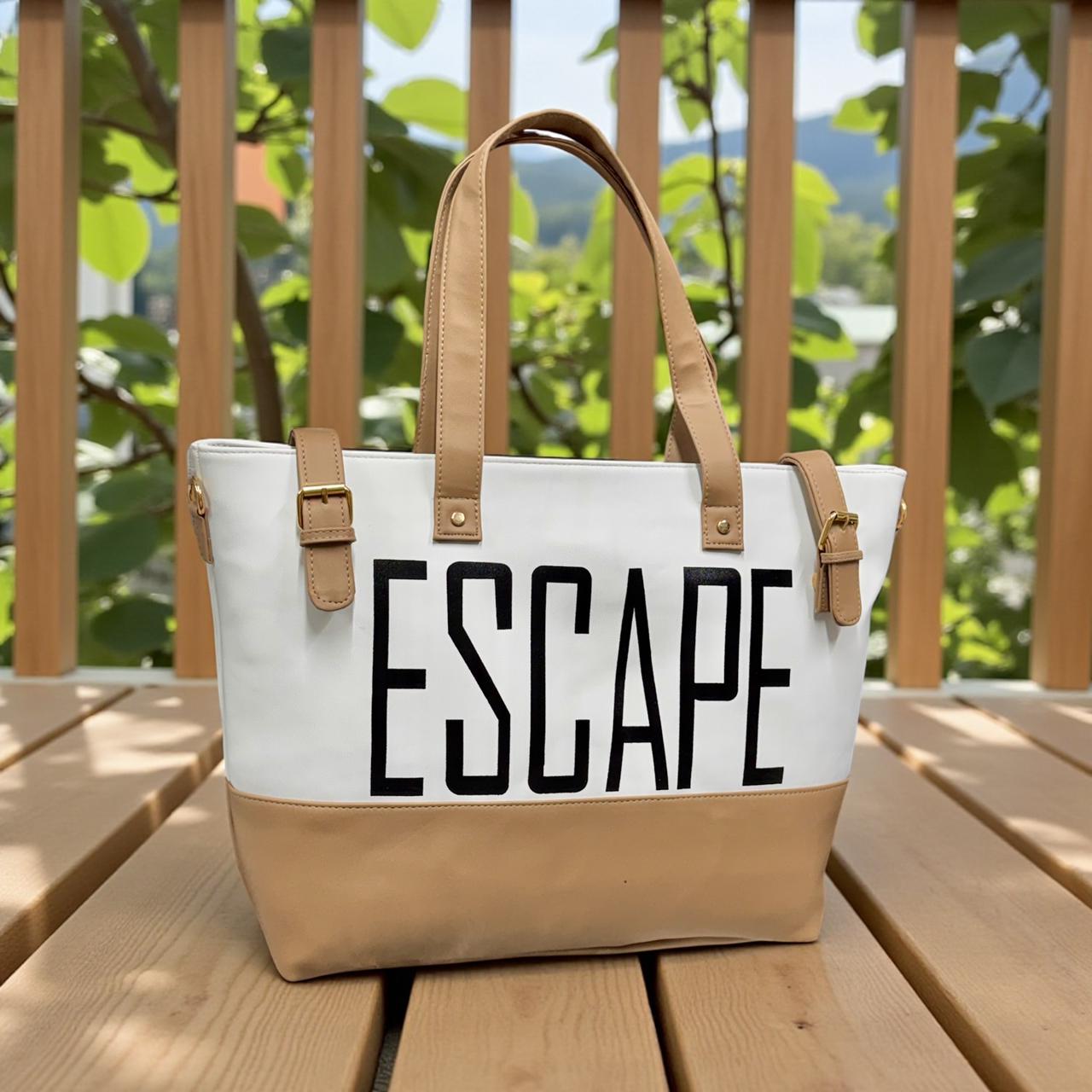 Escape Premium PU Leather Tote Bag