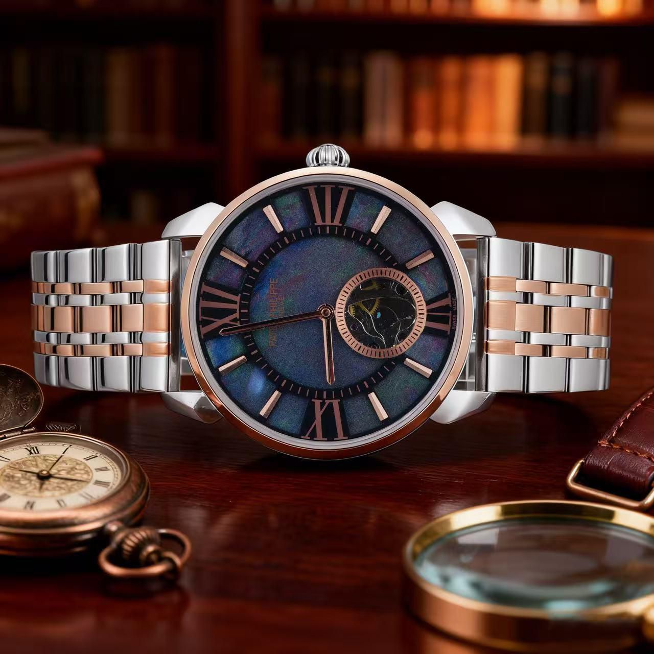 PATEK PHILLIPE AUTOMATIC PREMIUM CHAIN WATCH