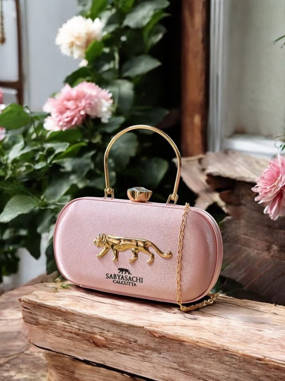 Sabyasachi Signature Silk Party Clutch