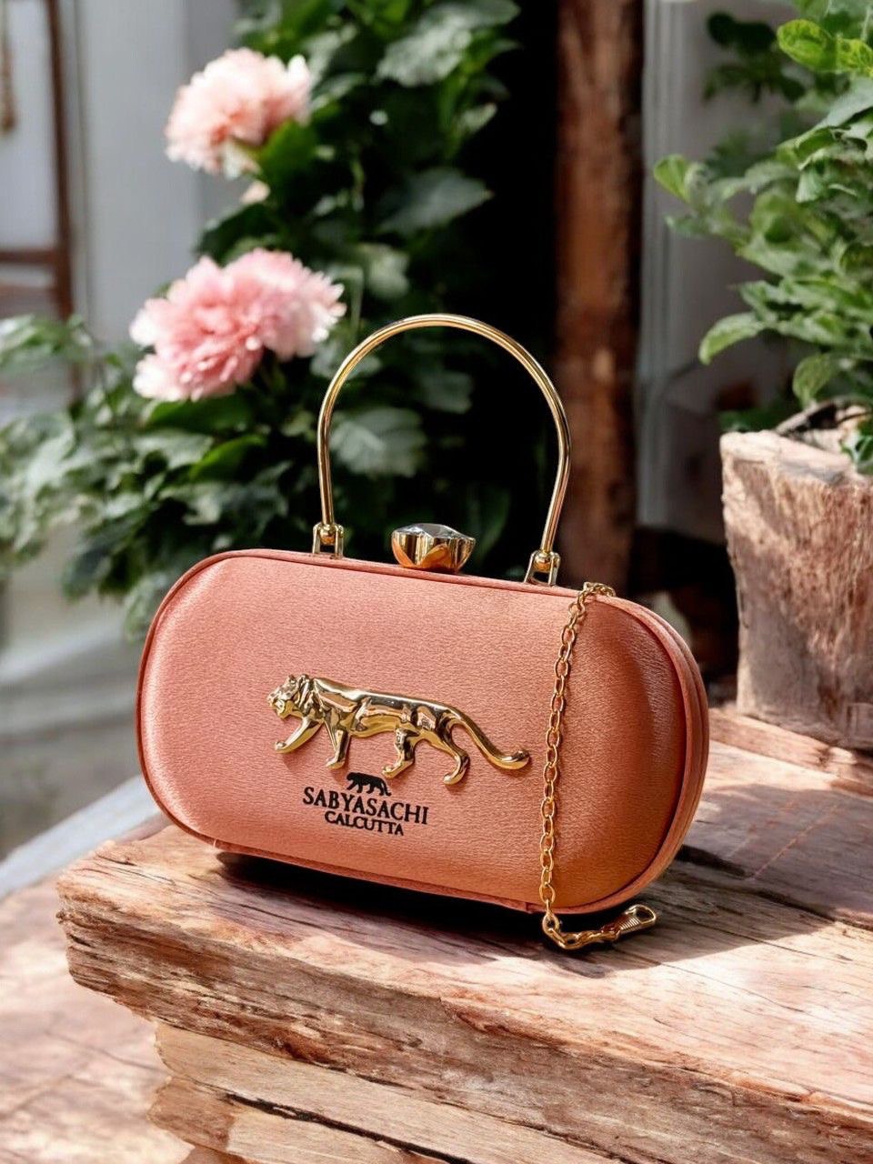 Sabyasachi Signature Silk Party Clutch