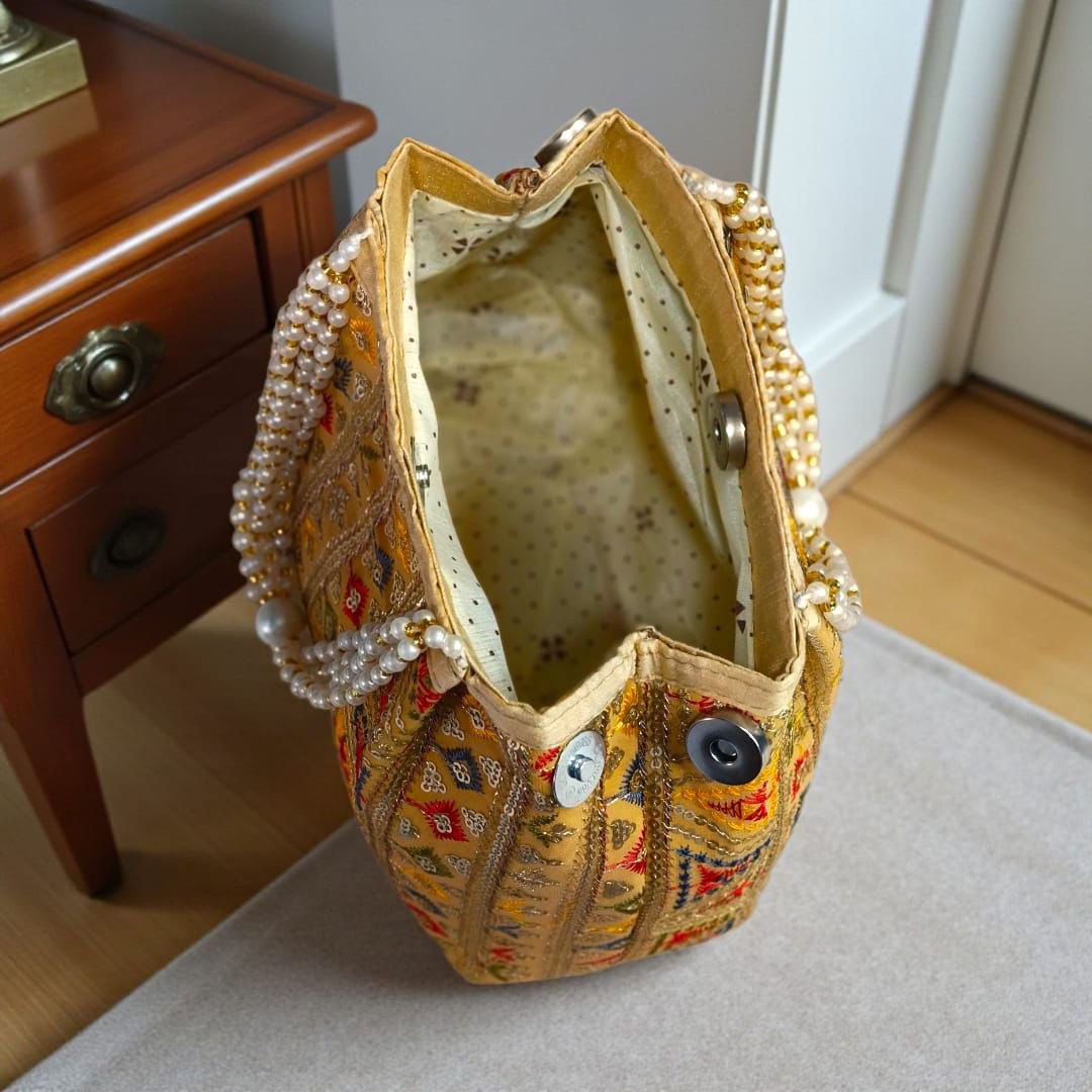 Luxory Traditional Embroidered Potli Bag