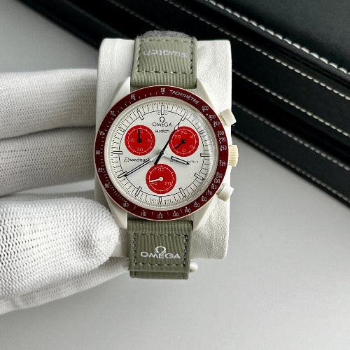 Swatch x Omega Bioceramic Moonswatch Mission on Earth Watch