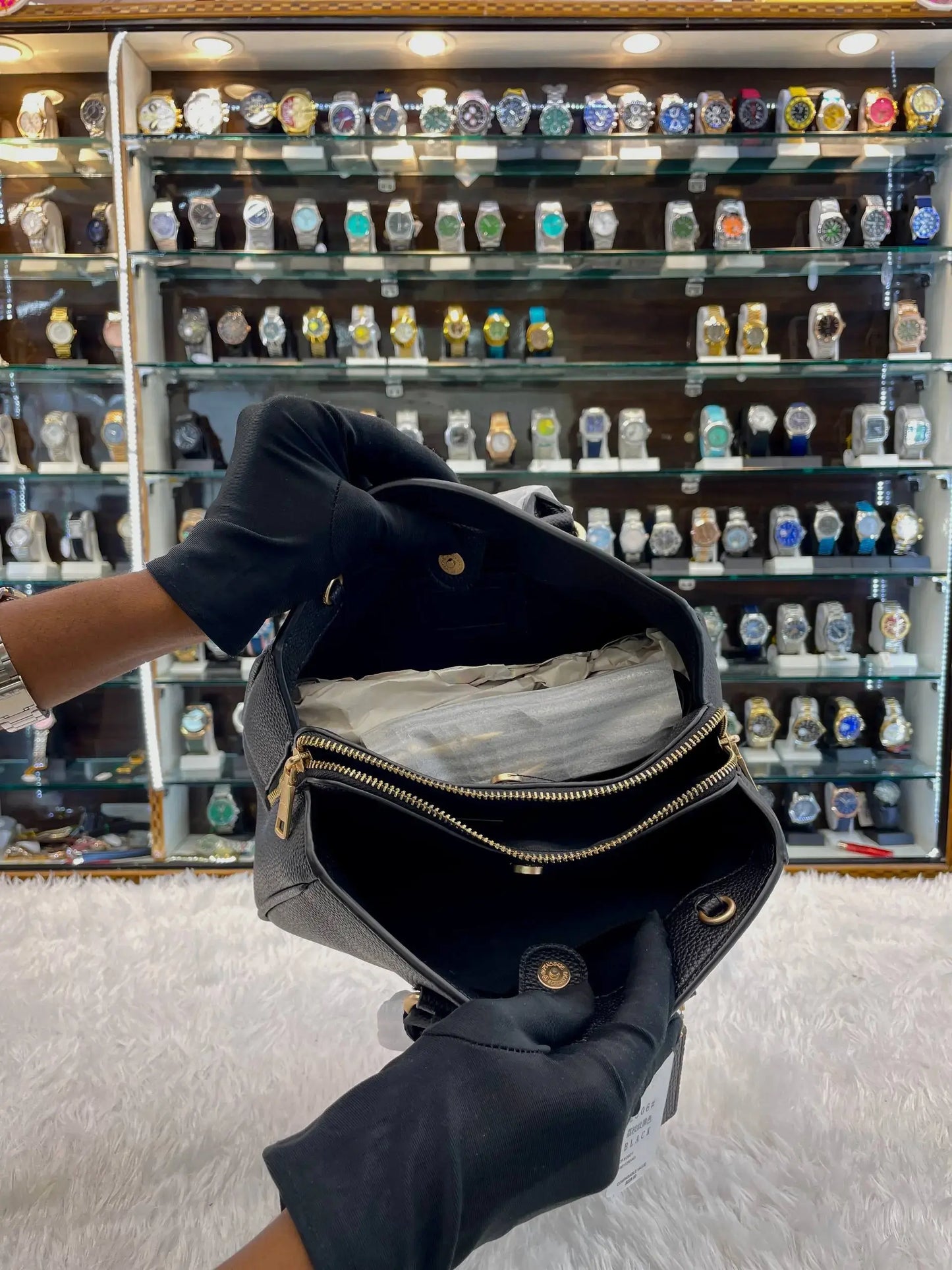 Coach sling bag for girls black body