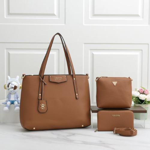 GUESS Eco Brenton Girlfriend Satchel Caramel