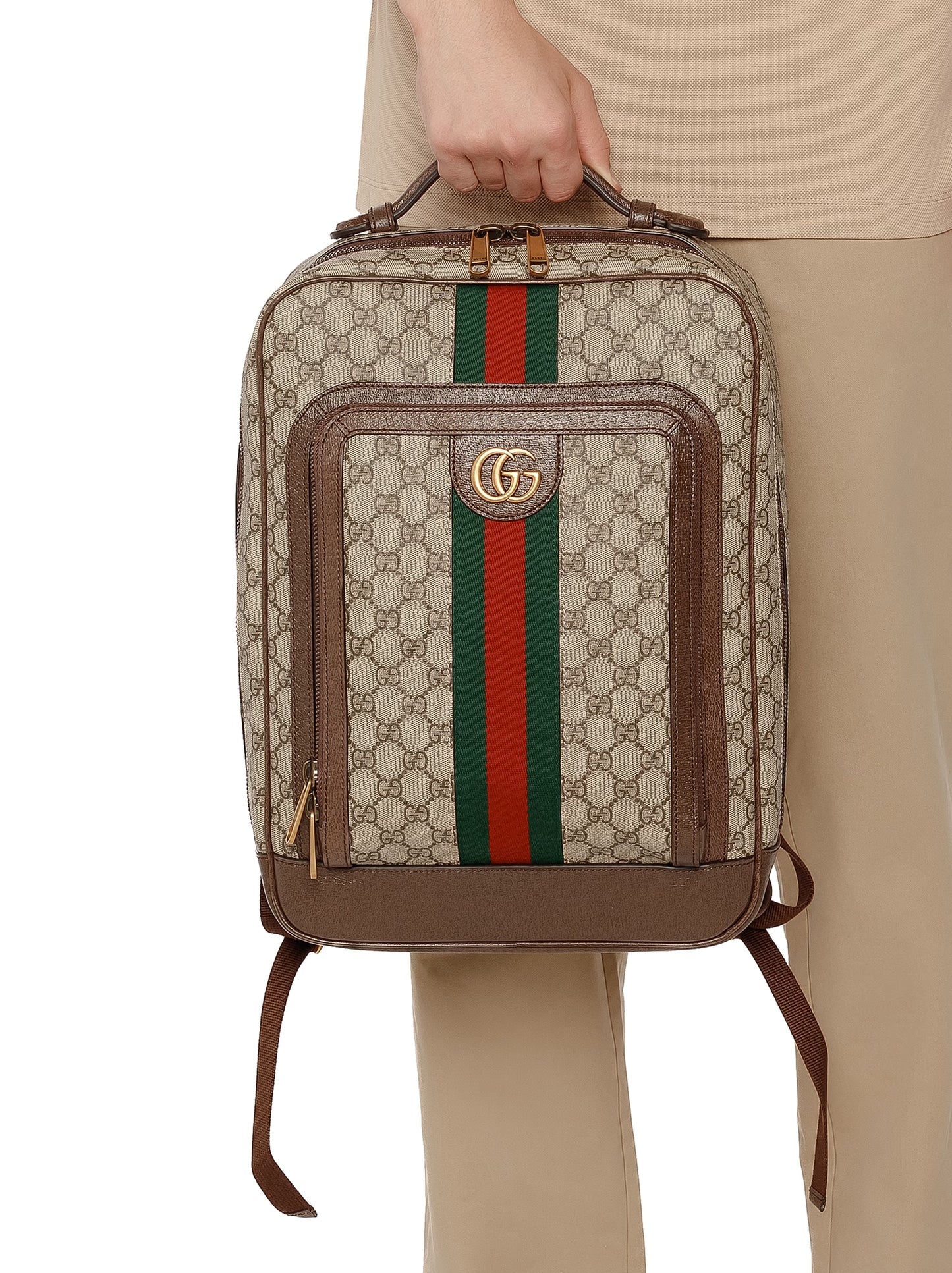 Gucci Backpack Unisex Dual Zip