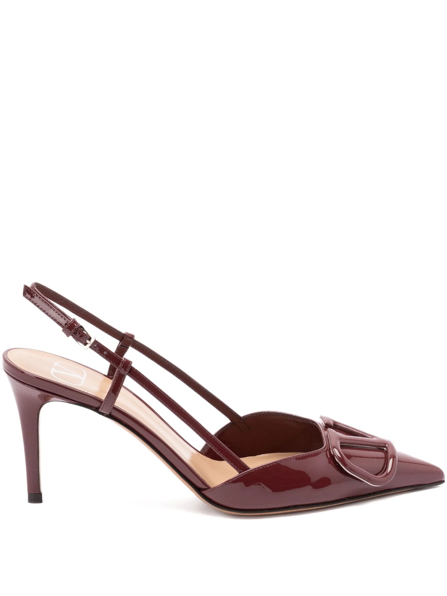 Valentino Garavani V-Logo Signature Slingback Pumps
