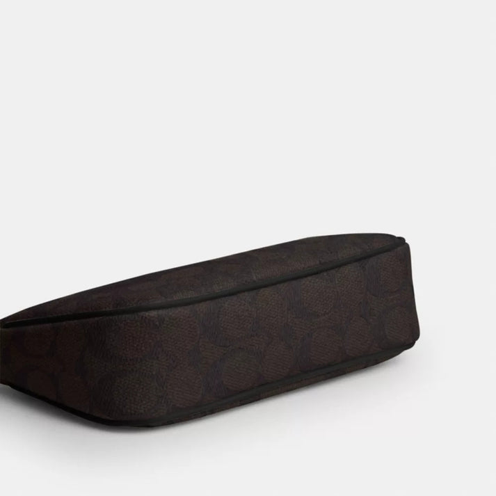 Coach notila 19 signature canvas sling bag dark brown