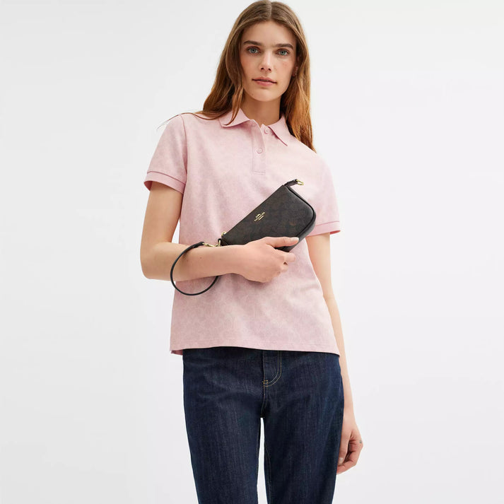 Coach notila 19 signature canvas sling bag dark brown