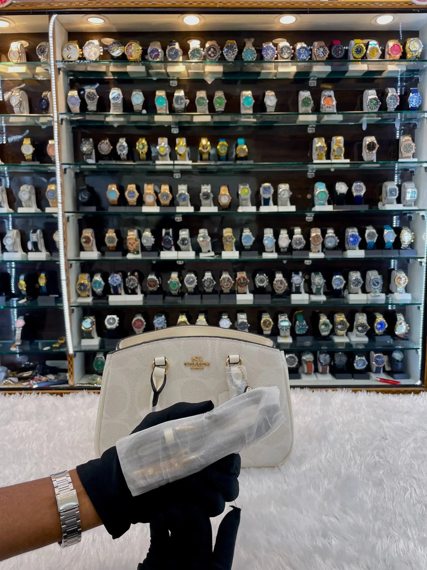 Coach sling bag for girls white body