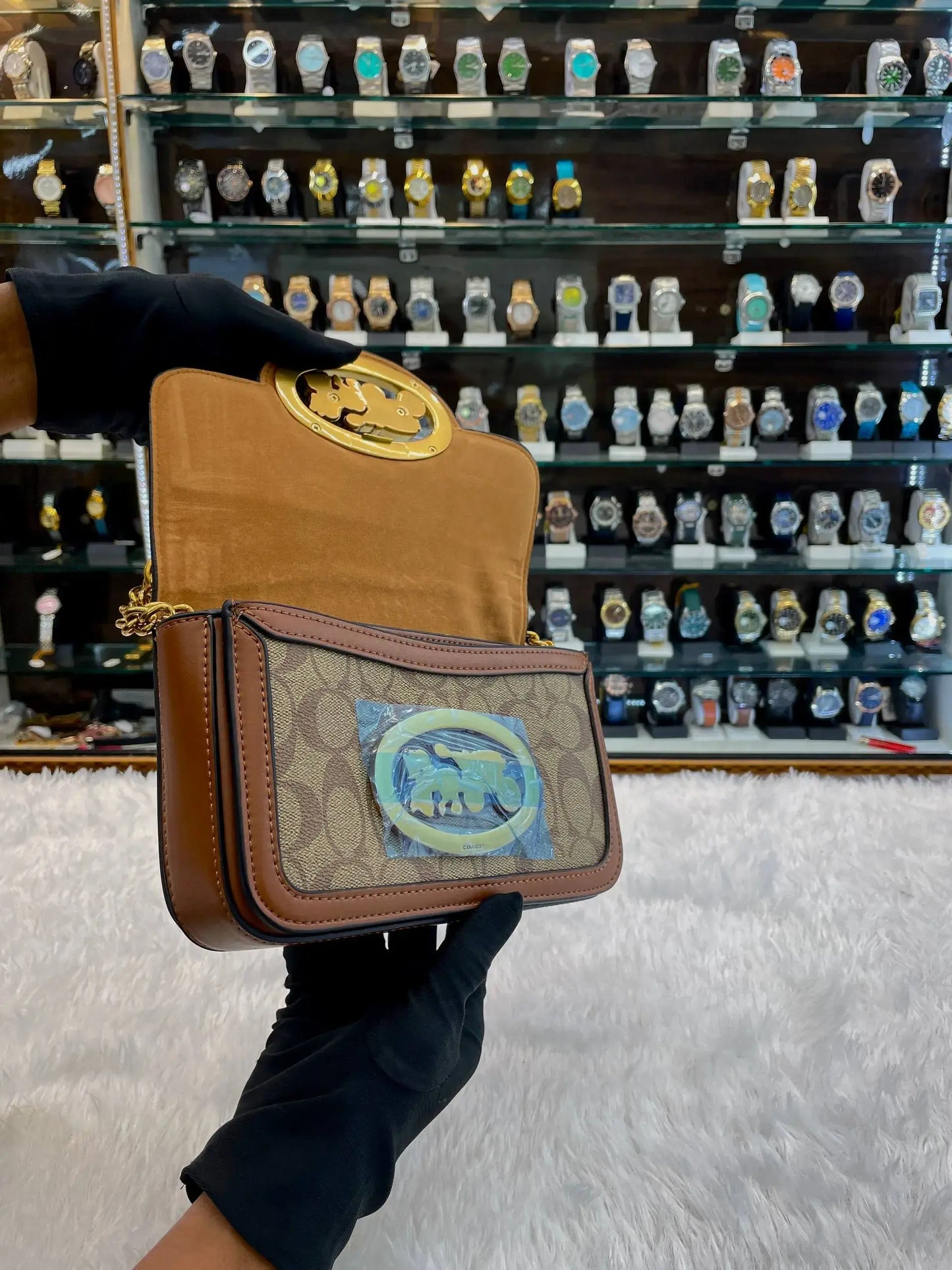 Coach hero horse crossbody in master piece