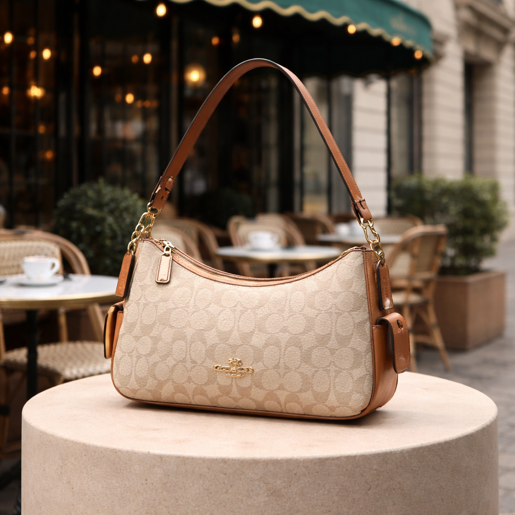 Coach Sling Bag – Dual Pocket & Dual Strap Design