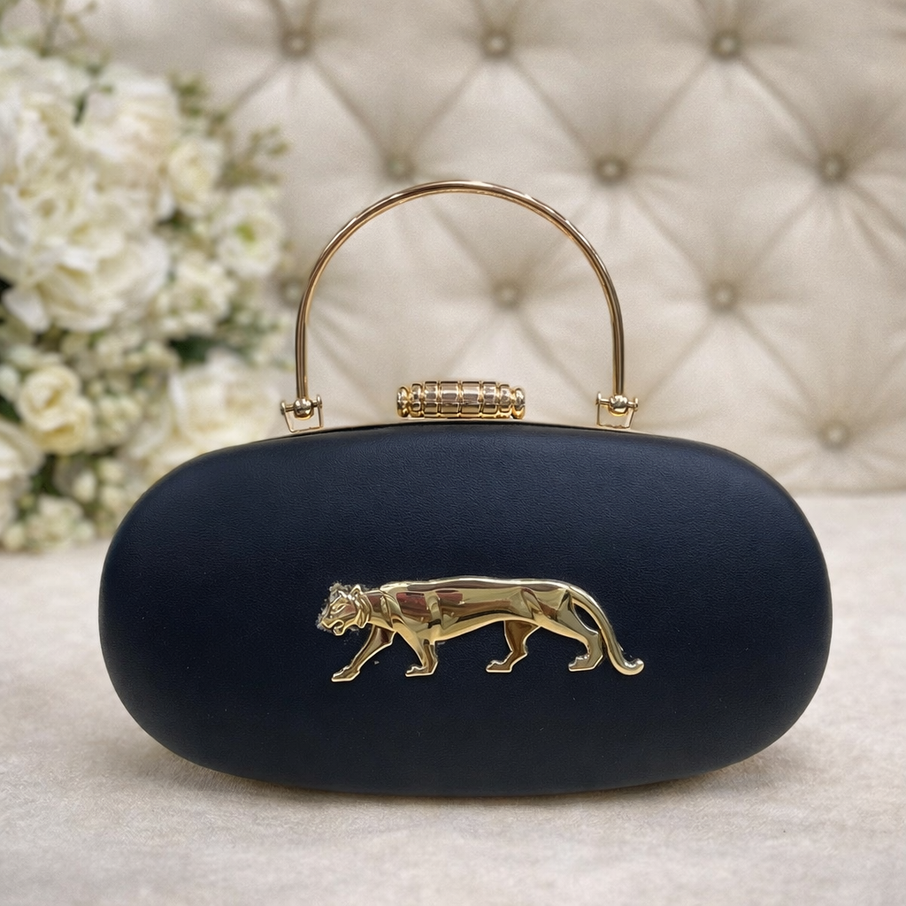 Sabyasachi Noir Panther Royale Clutch