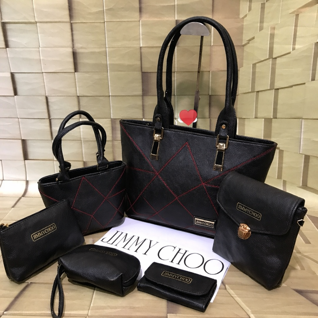 Jimmy Choo Luxury 6-Piece Handbag Combo Set (Premium Designer Collection)