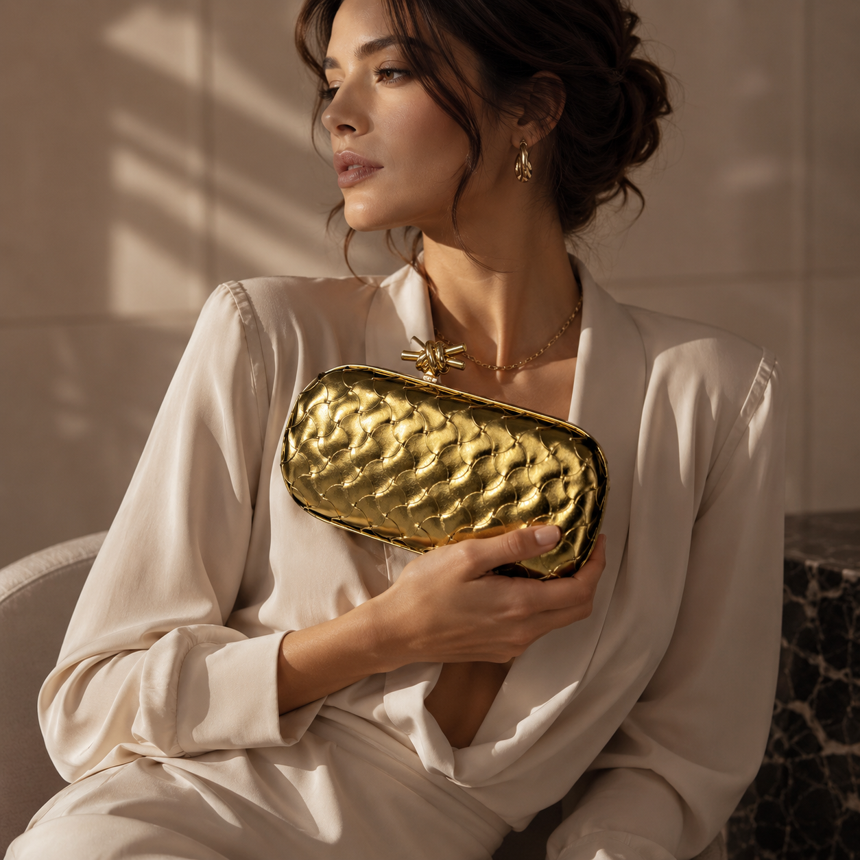 Bottega Veneta Clutch – Made in Italy Signature Luxury