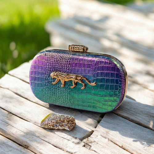 Sabyasachi Signature Crocodile Luxory Party Clutch