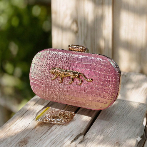 Sabyasachi Signature Crocodile Luxory Party Clutch