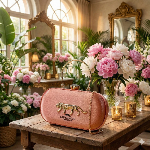 Sabyasachi Signature Silk Party Clutch