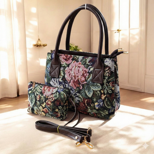 ZAKARD 2-Piece Combo Handbag with Pouch