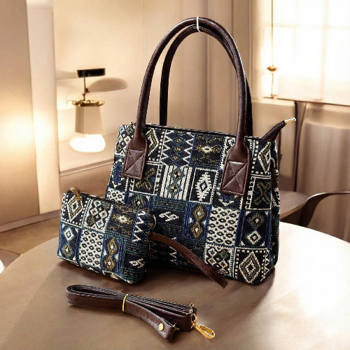 ZAKARD 2-Piece Combo Handbag with Pouch