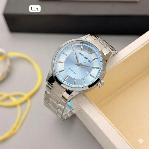 EMPORIO ARMANI MECHANICO CHAIN WATCH