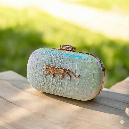 Sabyasachi Signature Crocodile Luxory Party Clutch