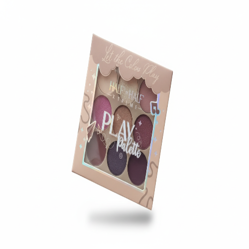 Half N Half LET THE COLORS PLAY Makeup Palette|Light Weight Texture|Buildable Formula|Highly Pigmented|Long Lasting|Easy to Apply|Glides Smoothly|Trendy Blush