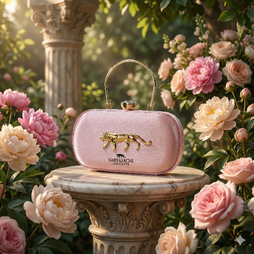 Sabyasachi Signature Silk Party Clutch