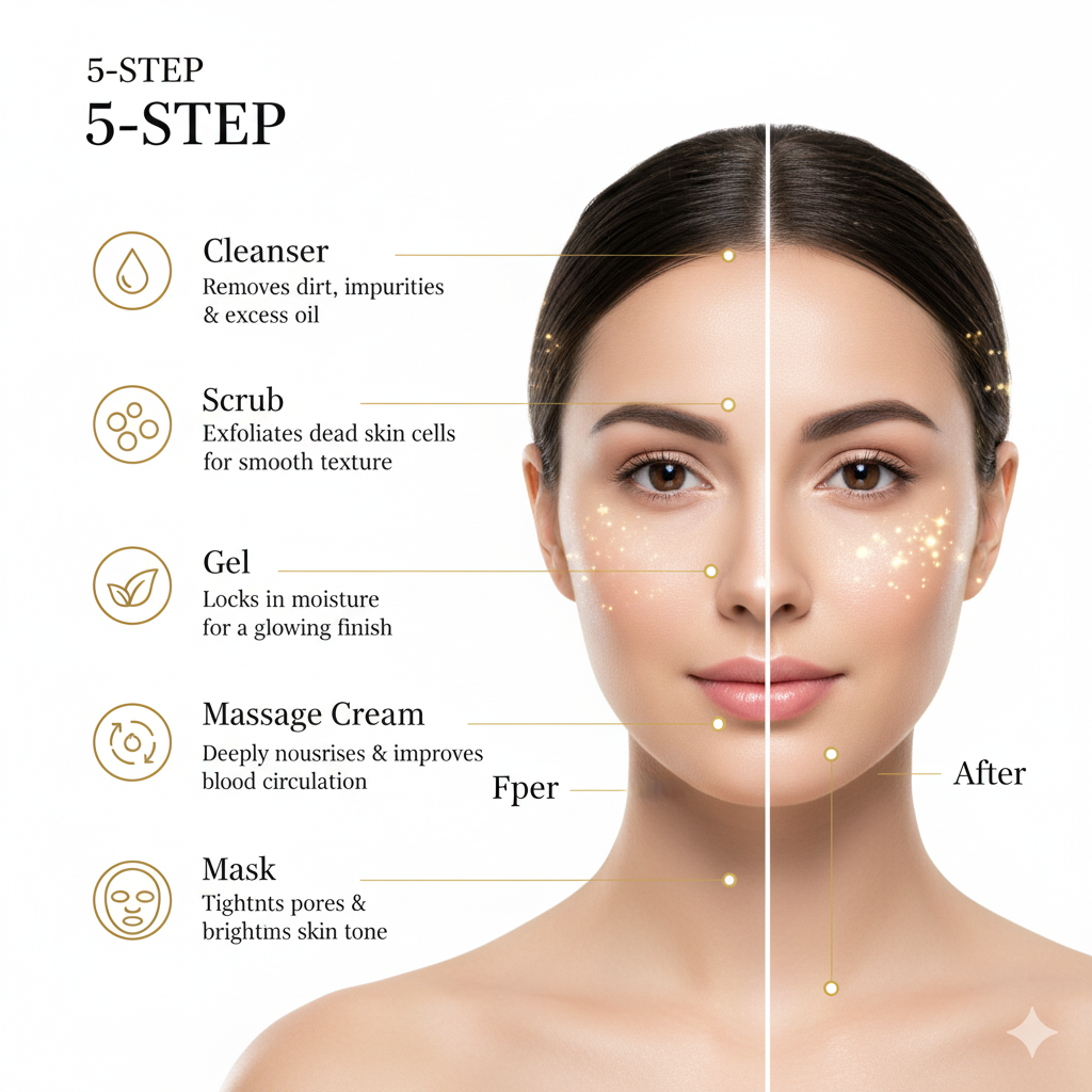 Miss Messa 5 Step Facial Kit