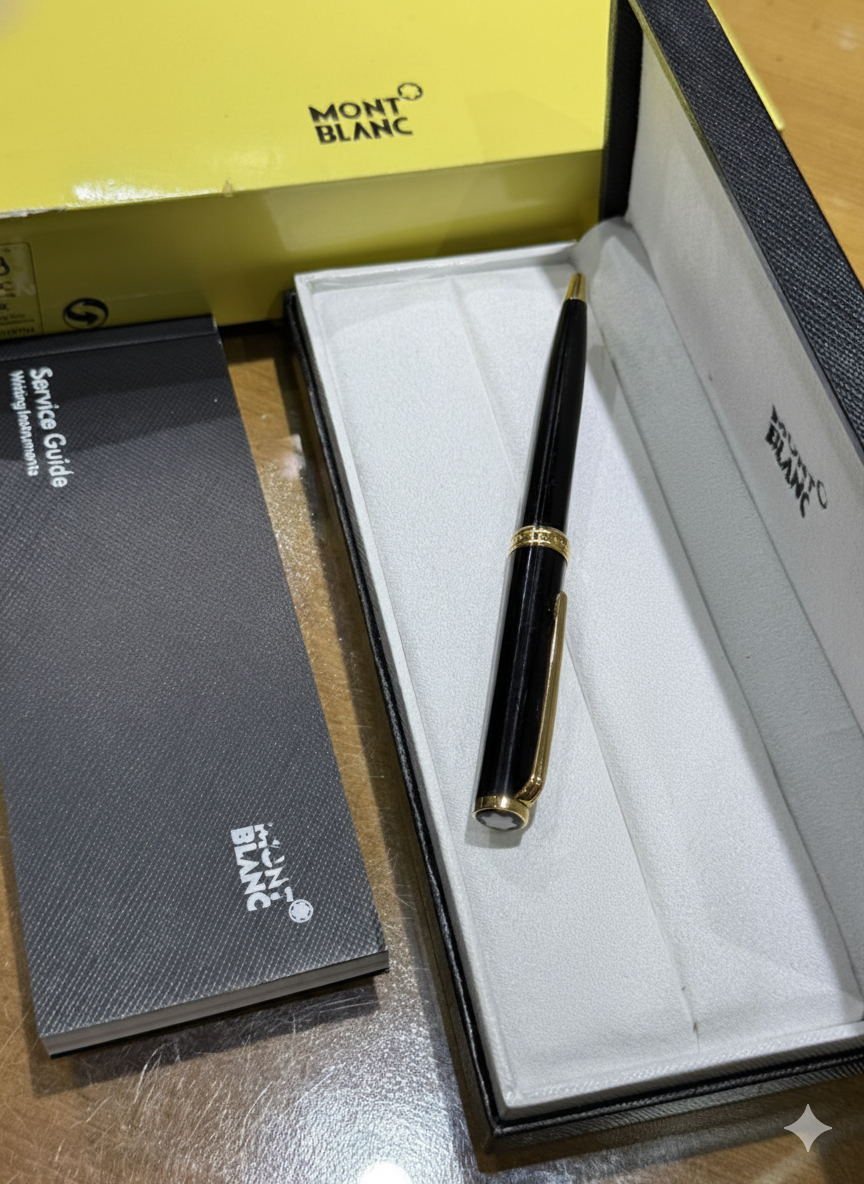 Montblanc Ballpoint Pen Noblesse Oblige - Black and Gold