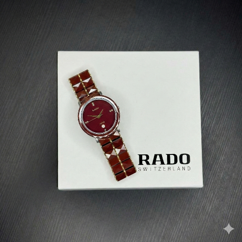 RADO Pure Gems Pyramid Ceramic Chain Watch