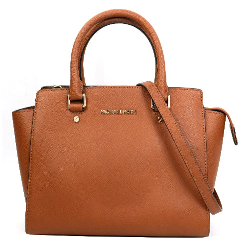 Michael Kors mk handbag for girls tan color