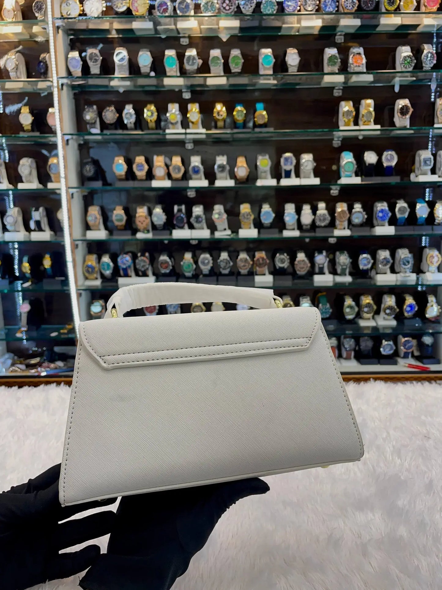 Versace jeans couture sling bag for girls white body