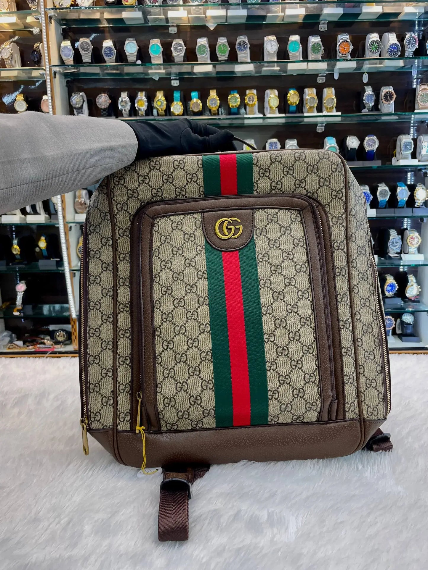 Gucci Backpack Unisex Dual Zip