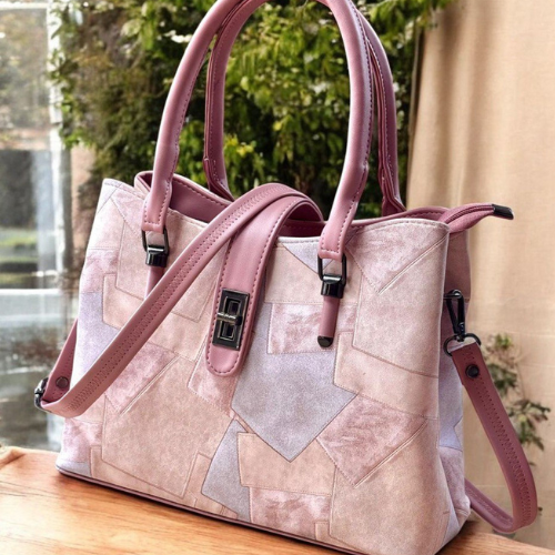 Catchy Urban Luxe Leather Handbag