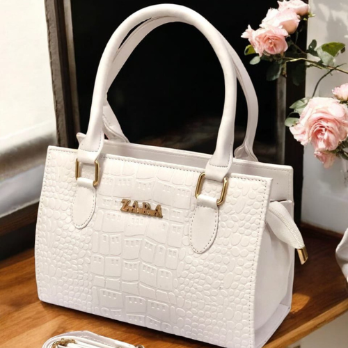 ZARA Iconic Croc-Pattern Luxury Handbag