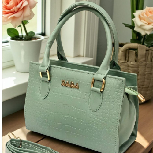 ZARA Chic Croc Classic Handbag