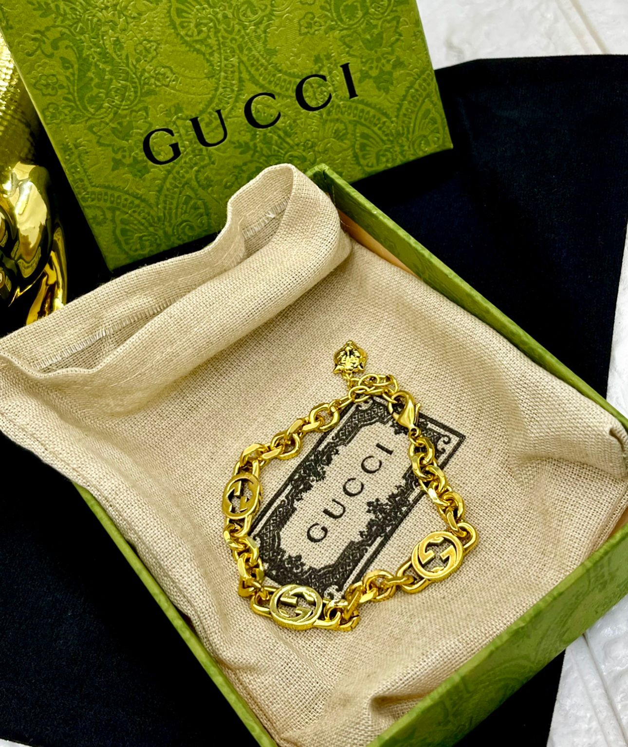 GUCCI SIGNATURE CHAIN BRACELET