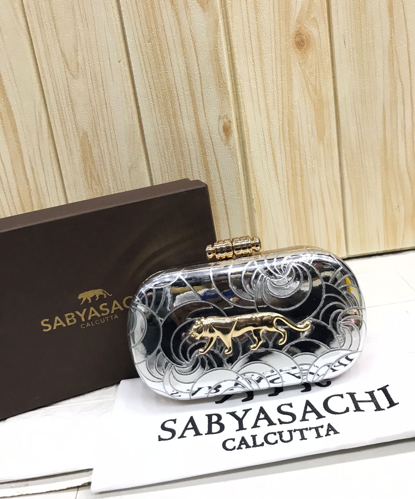 Sabyasachi Moonlight Tiger Signature Clutch