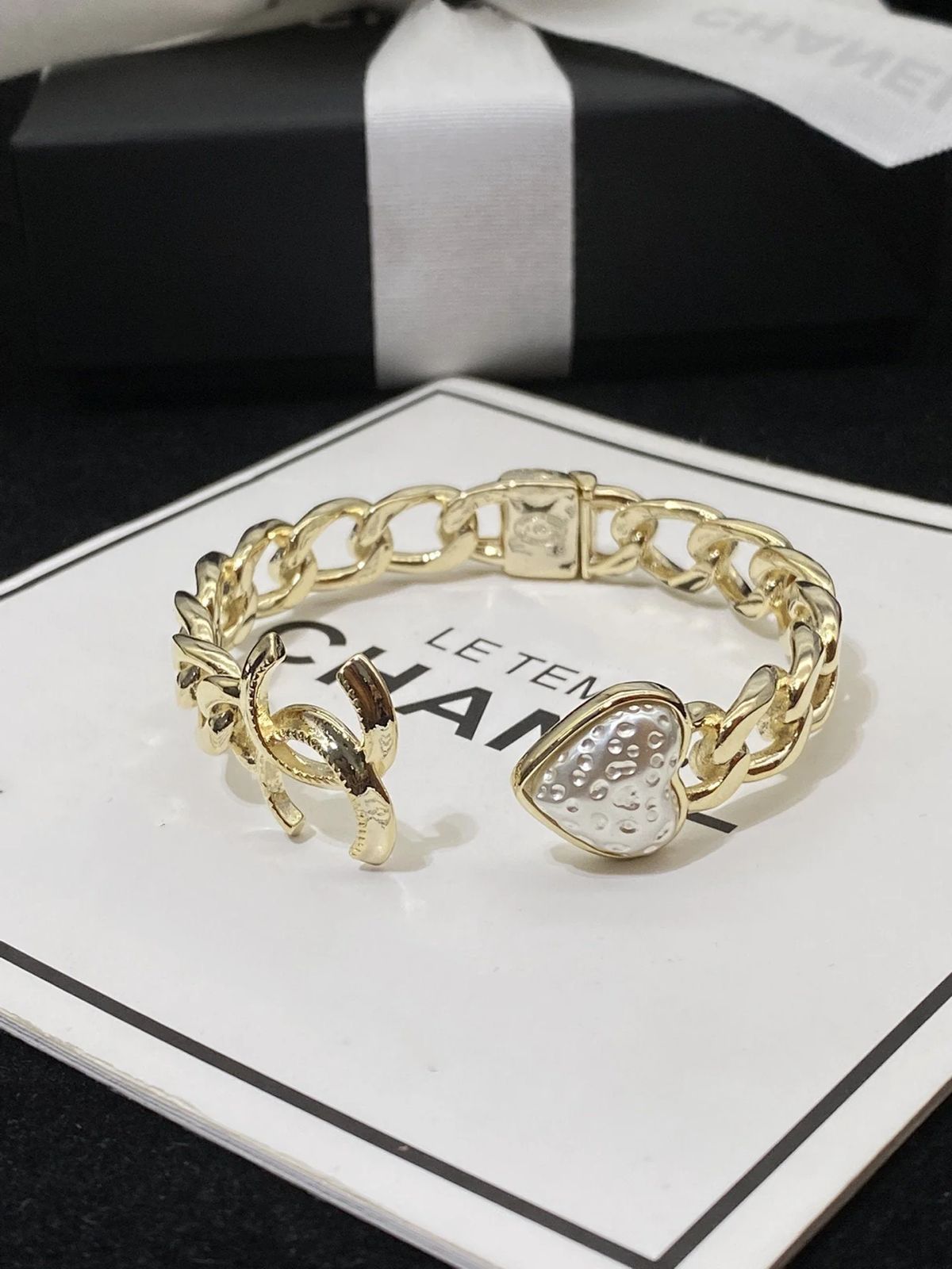 Chanel Cuff Style Bracelet