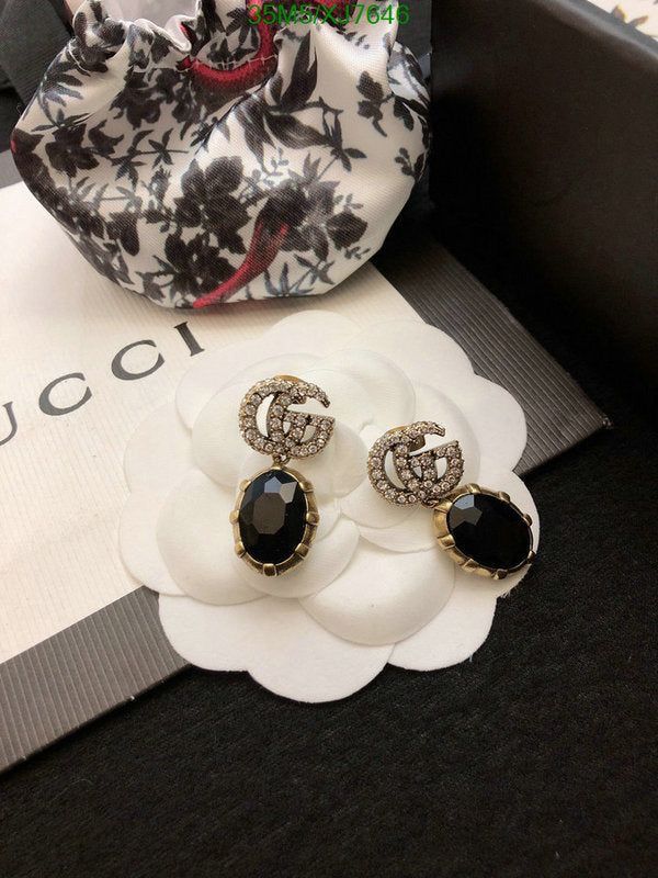 GG Beautiful Black Diamond Earrings