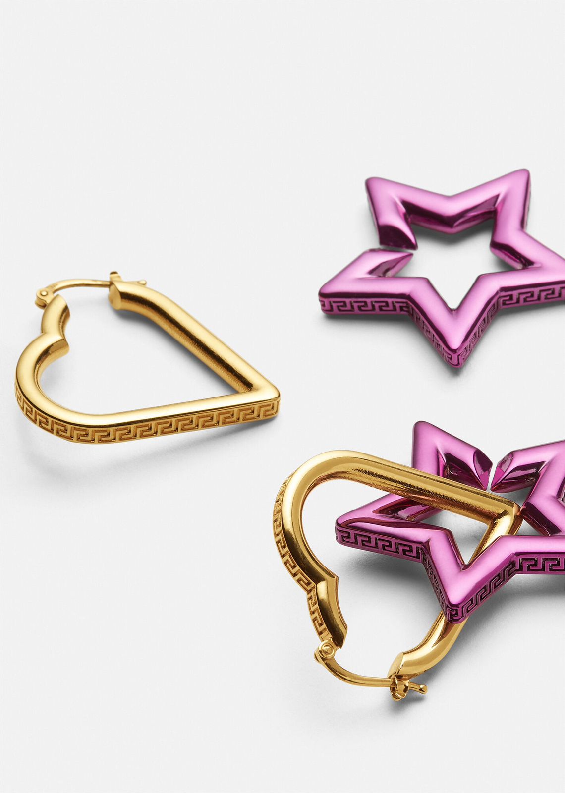 Versace Star Heart Funky Earrings For Her