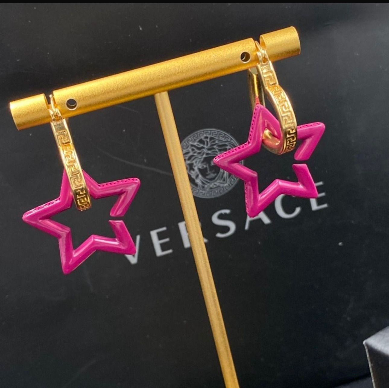 Versace Star Heart Funky Earrings For Her