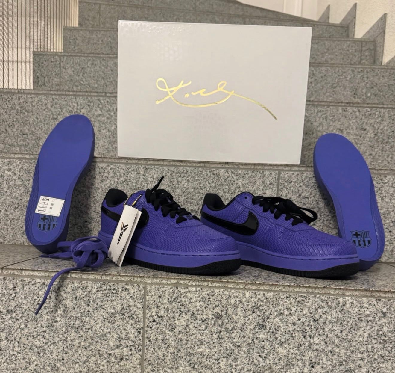 Nike Air Force 1 Low Kobe Bryant × FC Barcelona Sneakers