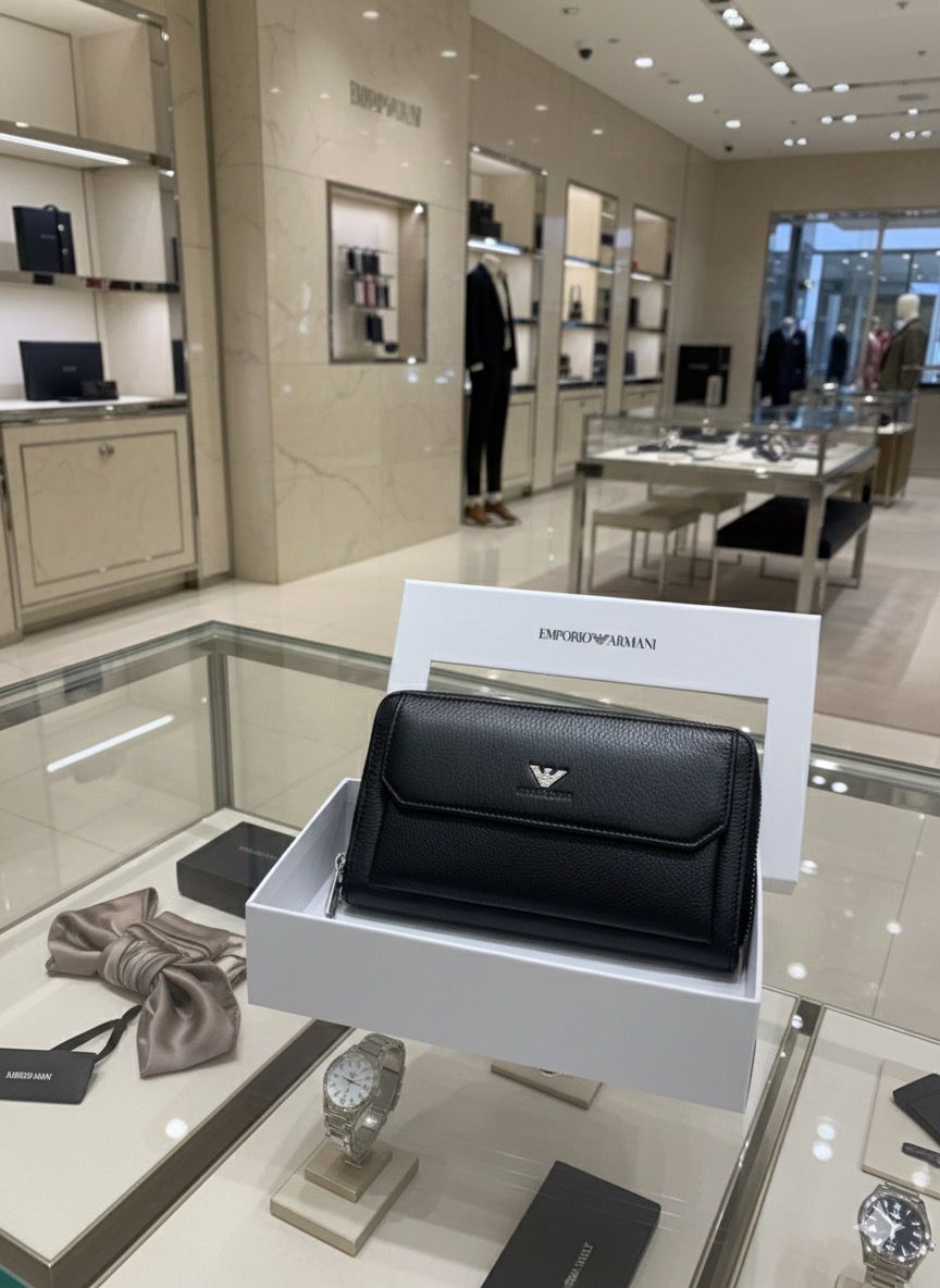 ARMANI LEATHER WALLETS