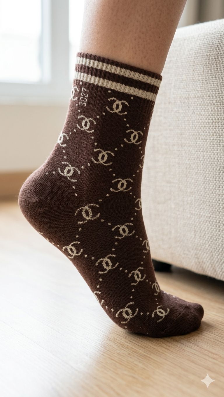Chanel Brand Socks (Set Of 5 ) – Luxury Designer Comfort